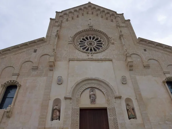 Matera Basilicata Olaszország 2019 November Xiii Században Épült Madonna Della — Stock Fotó