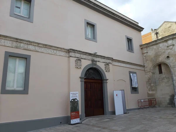 Matera Basilicata Olaszország 2019 November Században Épült Volt San Rocco — Stock Fotó