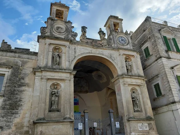 Matera Basilicata Italy Листопада 2019 Фасад Палаццо Дель Седиль Стилі — стокове фото