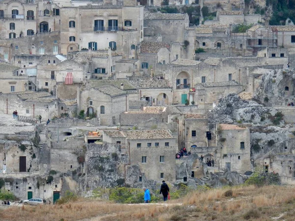 Matera Basilicate Italie 1Er Novembre 2019 Panorama Belvédère Murgia Timone — Photo