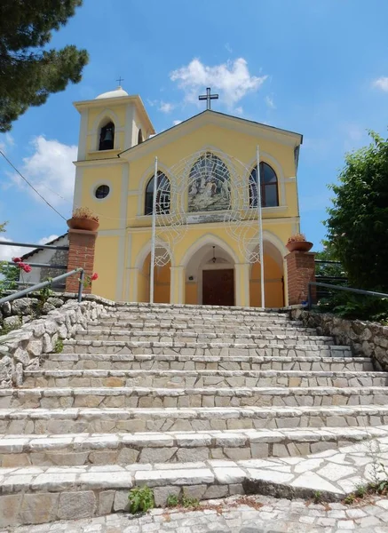 Airola Kampanien Italien Juni 2019 Heiligtum Maria Santissima Addolorata Aus — Stockfoto
