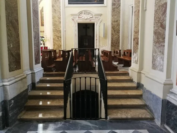 Sant Agata Goti Campania Italy June 2019 Interior Cathedral Santa — Stock Photo, Image