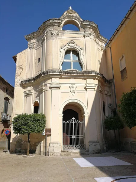 意大利坎帕尼亚Sant Agata Goti 2019年6月20日 18世纪圣玛利亚教堂及其附属修道院 — 图库照片