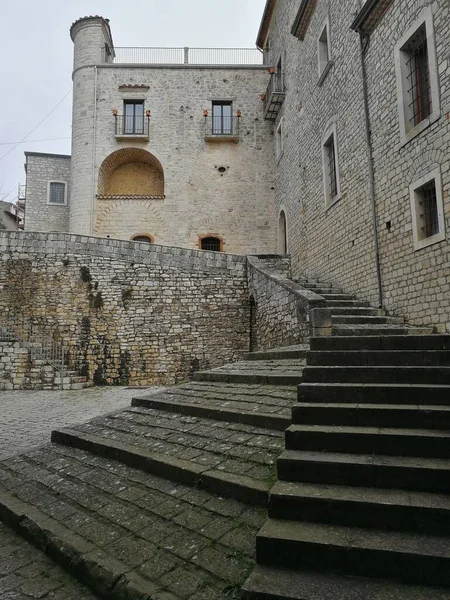 San Marco Dei Cavoti Kampania Włochy Marca 2018 Widok Palazzo — Zdjęcie stockowe