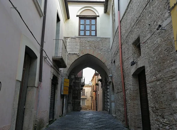 Benevento Campania Italy June 2016 Medieval Piers Historic Center — Stock Photo, Image