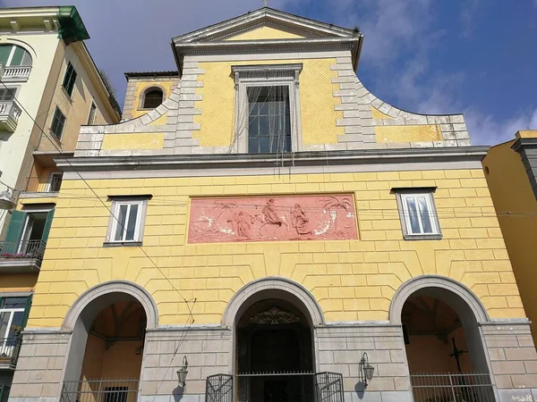 那不勒斯 坎帕尼亚 2019年3月1日 圣朱塞佩巴洛克教堂 Baroque Church San Giuseppe Chiaia Riviera — 图库照片