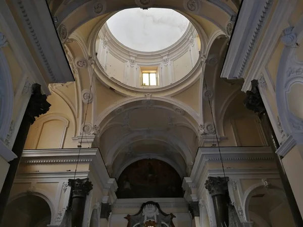 Neapel Kampanien Italien Mars 2019 Inredning Barockkyrkan Santa Maria Della — Stockfoto