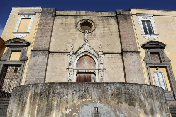 Napels Campanië Italië December 2020 14E Eeuwse Kerk Van San — Stockfoto