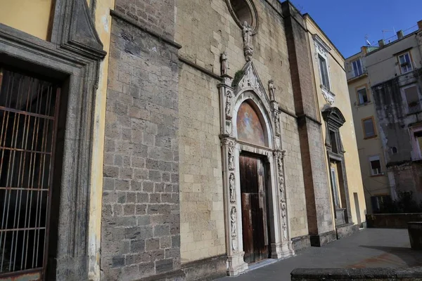 Napels Campanië Italië December 2020 14E Eeuwse Kerk Van San — Stockfoto