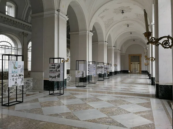 Napoli Campania Talya Mart 2019 Piazza Del Plebiscito Daki Yüzyıl — Stok fotoğraf