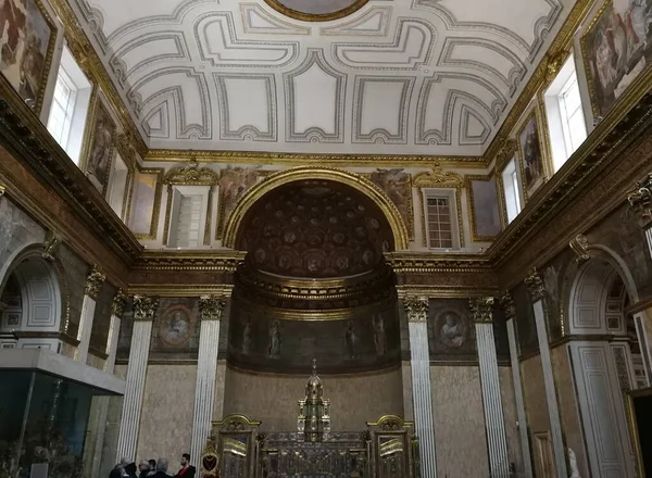 Nápoles Campania Itália Março 2019 Interior Palácio Real Século Xvii — Fotografia de Stock