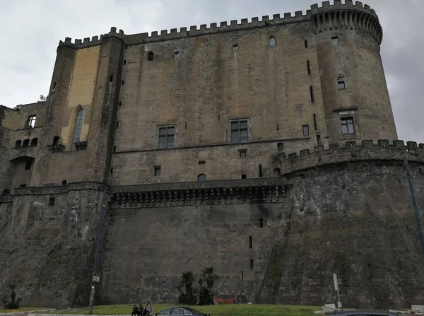 Napoli Campania Talya Mart 2019 Limandan Maschio Angioino — Stok fotoğraf