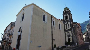 Solopaca, Campania, İtalya - 22 Mayıs 2020 San Mauro Martire Kilisesi