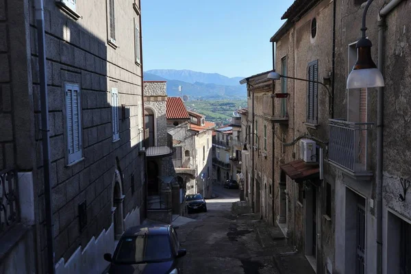 Solopaca Campania Italy May 2020 Panoramic View Streets Historic Center — Stock Photo, Image