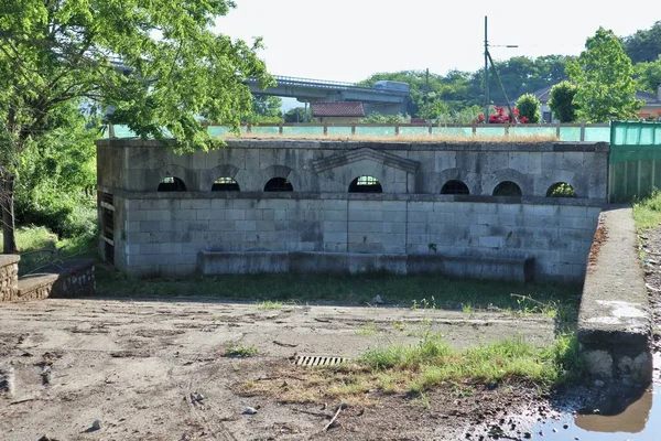 Solopaca Campania 2020 Fontana Della Sala Maria Cristina Bridge — 스톡 사진