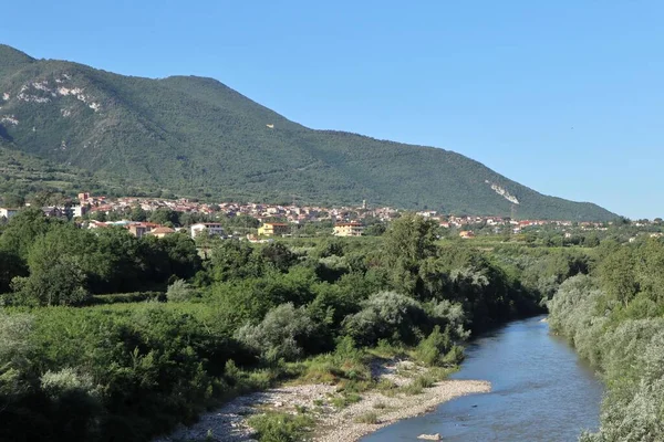 Solopaca Campania Itália Maio 2020 Panorama Aldeia Ponte Maria Cristina — Fotografia de Stock