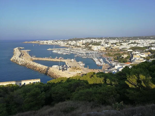 Santa Maria Leuca Lecce Puglia Itália Agosto 2019 Vista Panorâmica — Fotografia de Stock