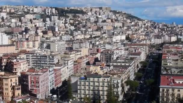 Neapel - Panoramica da Posillipo — Stockvideo