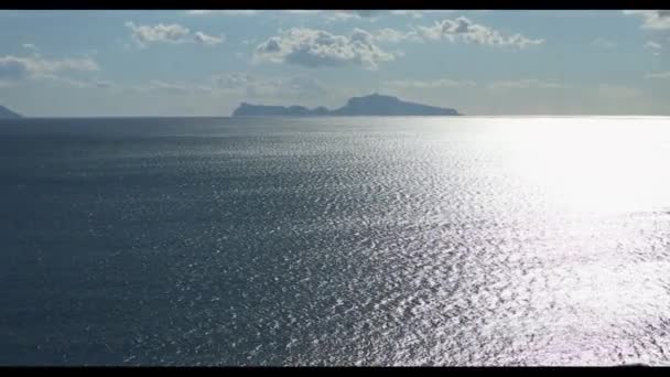 那不勒斯- Panoramica del mare da Posillipo — 图库视频影像