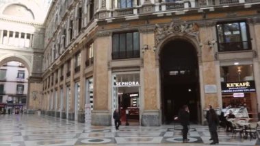 Napoli - Panoramica dalla Galleria Umberto I