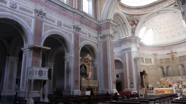 那不勒斯- Panoramica della Chiesa di San Giovanni Maggiore — 图库视频影像