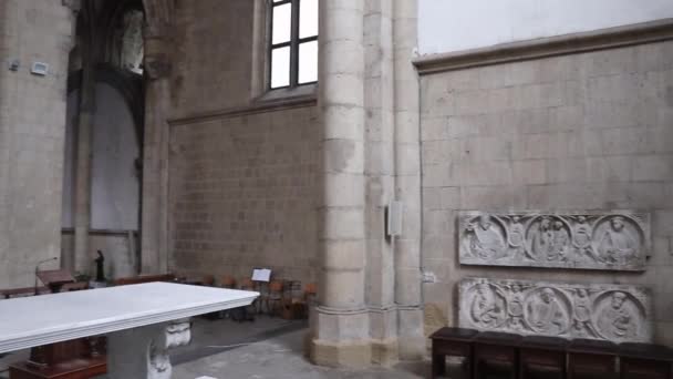 Neapel Panoramica della Chiesa di Sant 'Eligio Maggiore — Stockvideo