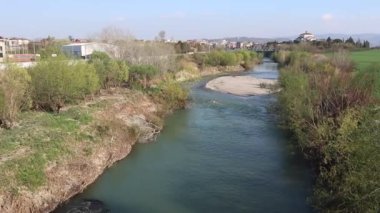 Benevento - Panoramica del Fiume Calore dal ponte di Cellarulo
