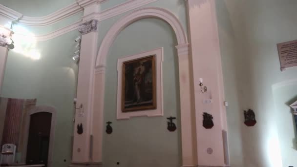 Benevento - Panoramica della Chiesa di Santa Maria della Verit�� — Stock videók