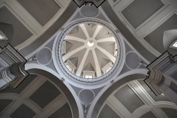 Nápoles Campania Itália Abril 2021 Interior Basílica Santa Maria Della — Fotografia de Stock