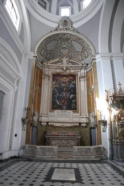Neapel Kampanien Italien April 2021 Inredning 1600 Talskyrkan Santa Maria — Stockfoto