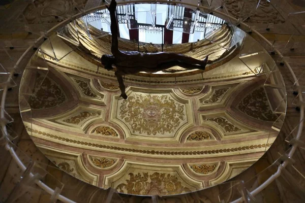 Nápoles Campania Italia Abril 2021 Interior Cripta Basílica Santa Maria — Foto de Stock