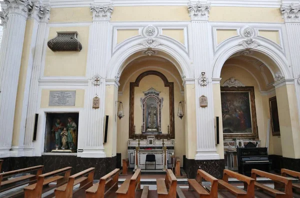 Nápoles Campania Italia Abril 2021 Interior Basílica San Severo Fuori —  Fotos de Stock