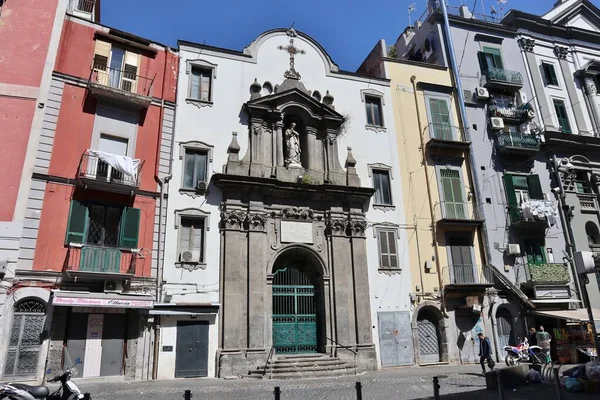 Napoli Campania Italia Aprile 2021 Chiesa Monumentale Settecentesca Dedicata Maria — Foto Stock