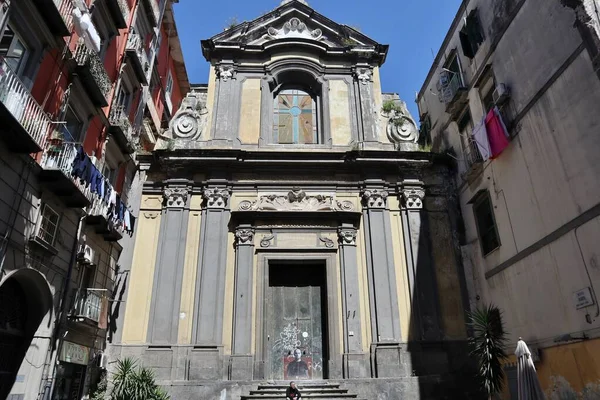 Неаполь Кампанія Італія Квітня 2021 Століття Церква Присвячена Святому Аспрено — стокове фото