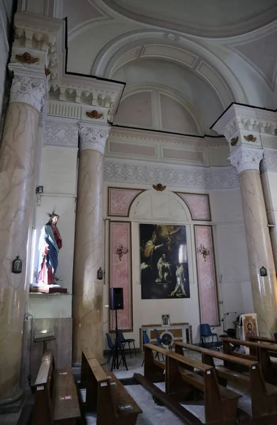 Nápoles Campania Itália Abril 2021 Interior Igreja Século Xix Sant — Fotografia de Stock