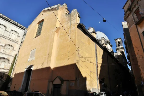 Nápoles Campania Italia Abril 2021 Iglesia Monumental Del Siglo Xvii —  Fotos de Stock