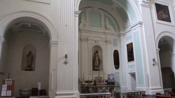 那不勒斯- Panoramica della Chiesa di San Carlo alle Mortelle — 图库视频影像