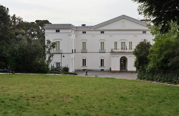 Neapel Kampanien Italien April 2021 Bourbon Residenz Der Villa Floridiana — Stockfoto