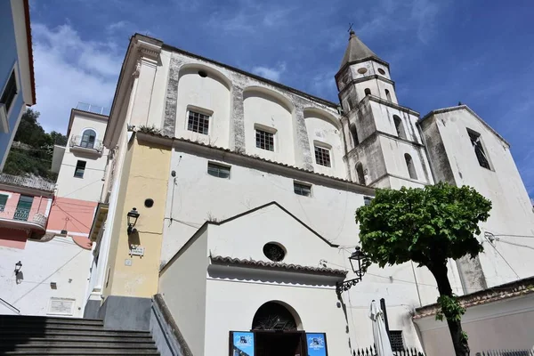 Cetara Campania Italy May 2021 Eighteenth Century Church Founded 10Th — Stock Photo, Image