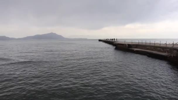 Torregaveta - Panoramica dal pontile — Stockvideo