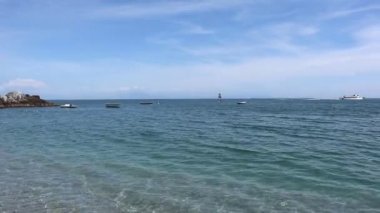 Erchie - Panoramica della baia dalla spiaggia