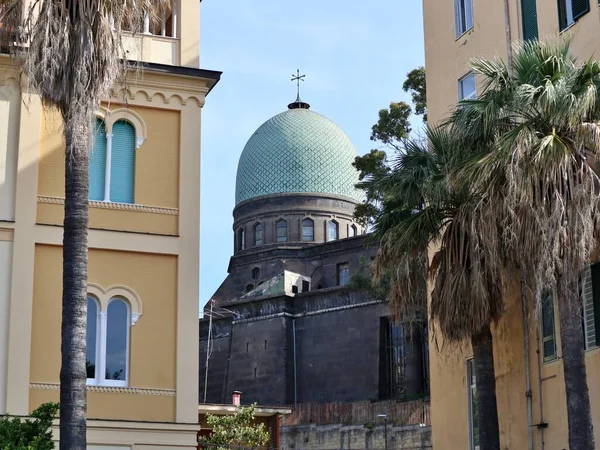 Napoli Campania Italia Toukokuuta 2021 Vilkaisu 1800 Luvun Mausoleo Schilizziin — kuvapankkivalokuva