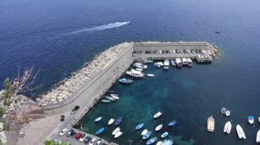 Scilla - Panoramica del porto dalla terrazza di Castello Ruffo