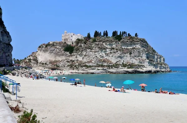 Tropea Calabria Talya Haziran 2021 Lungomare Den Santa Maria Dell — Stok fotoğraf