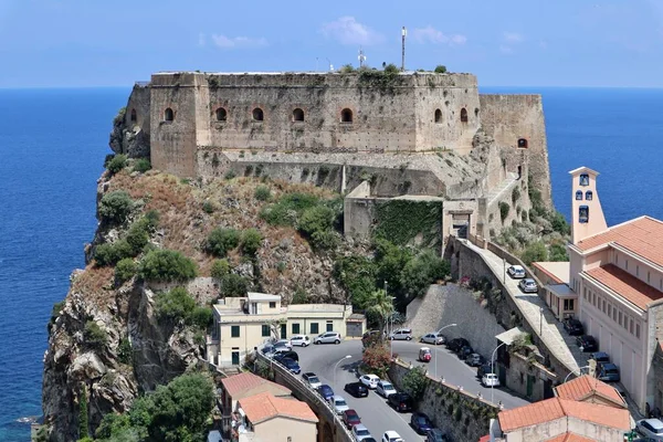 Scilla Calabria Italy June 2021 Panoramic View Village Belvedere Piazza — Stock Photo, Image