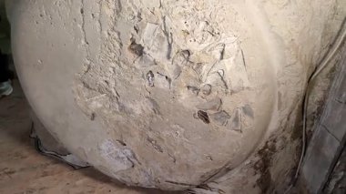 Ercolano, Campania, İtalya 22 Kasım 2025: Restorasyon çalışmaları sırasında istisnai bir şekilde açık olan Banliyö Hamamları şantiyesine özel ziyaret