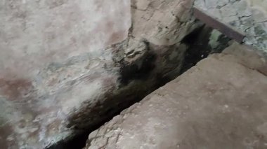 Herculaneum, Campania, İtalya 22 Kasım 2025: M.S. 79 yılında Vesuvius 'un patlaması sonucu gömülen antik Herculaneum şehri