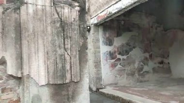 Herculaneum, Campania, İtalya 22 Kasım 2025: M.S. 79 yılında Vesuvius 'un patlaması sonucu gömülen antik Herculaneum şehri