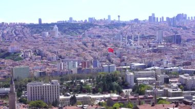 Ankara kalesinden Ankara görüntüsü