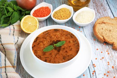 Ezogel orbas Geleneksel lezzetli Türk çorbası; Ezogel corbasi